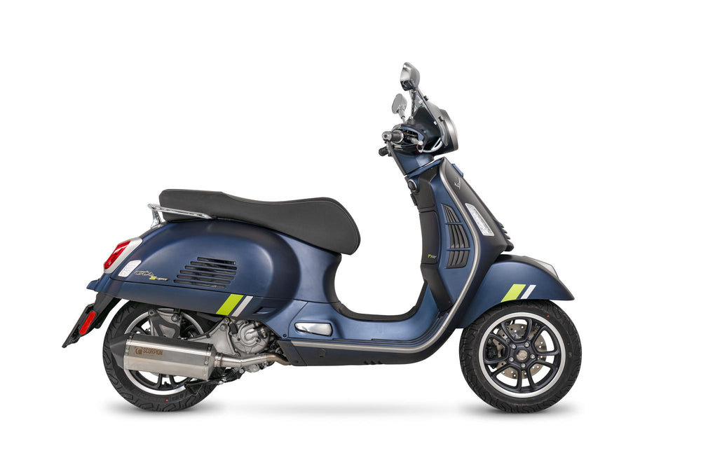 Scorpion Serket Parallel Slip-On Stainless Steel For Vespa GTS 300 & GTV 300 2020-2024