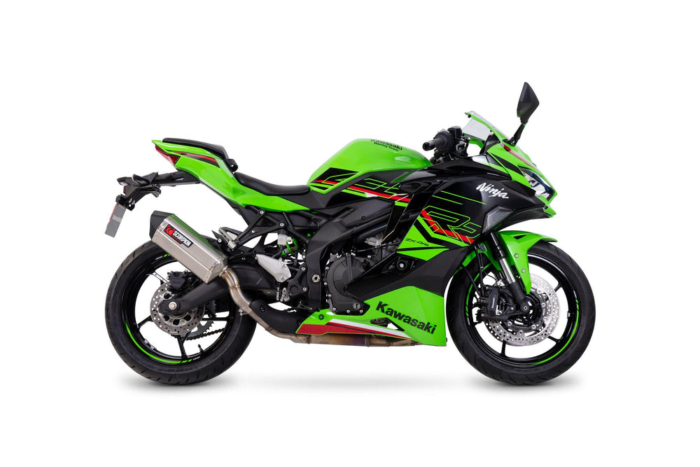 Scorpion Serket Parallel Slip-On Stainless Steel For Kawasaki ZX-4RR 2023-2025
