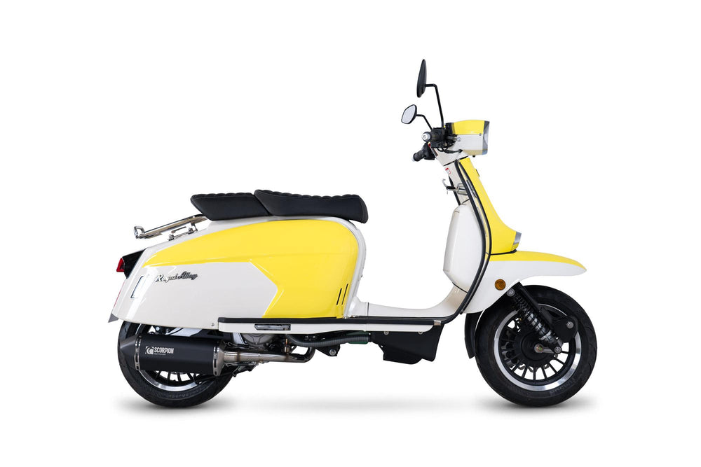Scorpion Serket Parallel Full System Black Ceramic For Royal Alloy GT125 2022-2024