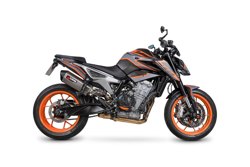 Scorpion Serket Parallel Slip-On Titanium For KTM 790 Duke 2022-2025