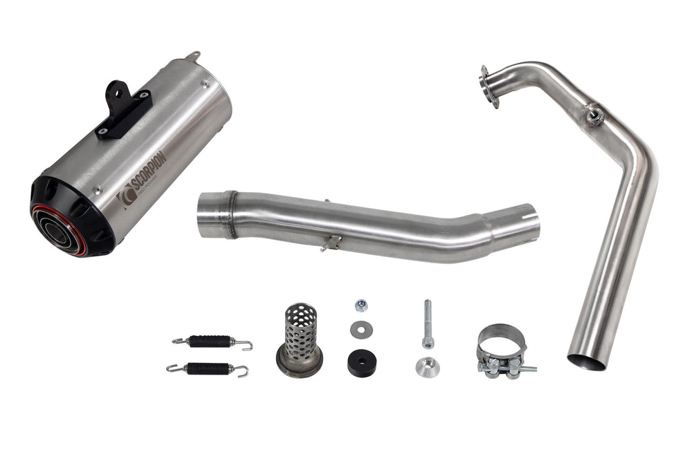 Scorpion Red Power Full System Stainless Steel For Yamaha YZF-R125 Euro 5+ 2024-2025