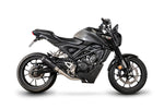Scorpion Red Power Full System Black Ceramic For Honda CB 125 R 2024-2025