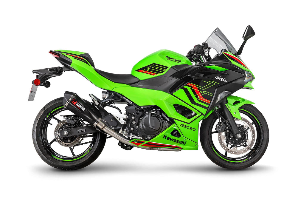 Scorpion Serket Taper Race System Carbon Fibre For Kawasaki Ninja 500 2024-2025
