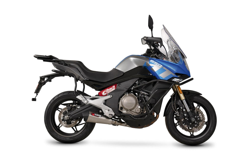 Scorpion Serket Taper Slip-On Stainless Steel For CFMOTO 650 MT 2022-2025