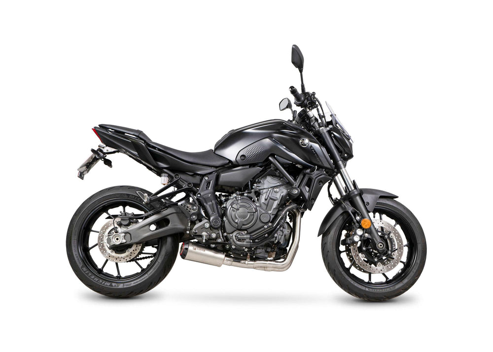 Scorpion Red Power Full System Stainless Steel For Yamaha MT-07 2022-2024
