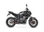 Scorpion Serket Taper Full System Carbon Fibre For Yamaha MT-07 2022-2024