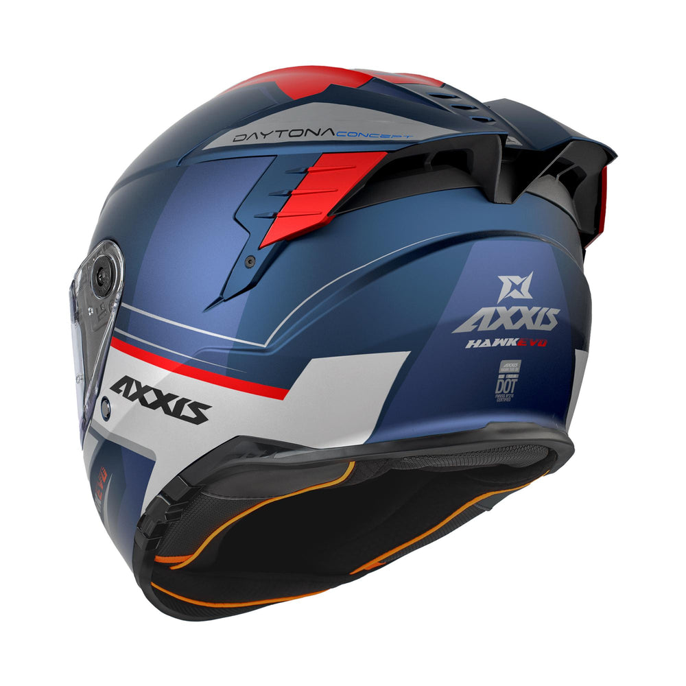 Axxis Hawk Evo SV Daytona C7 Matt Blue Helmet