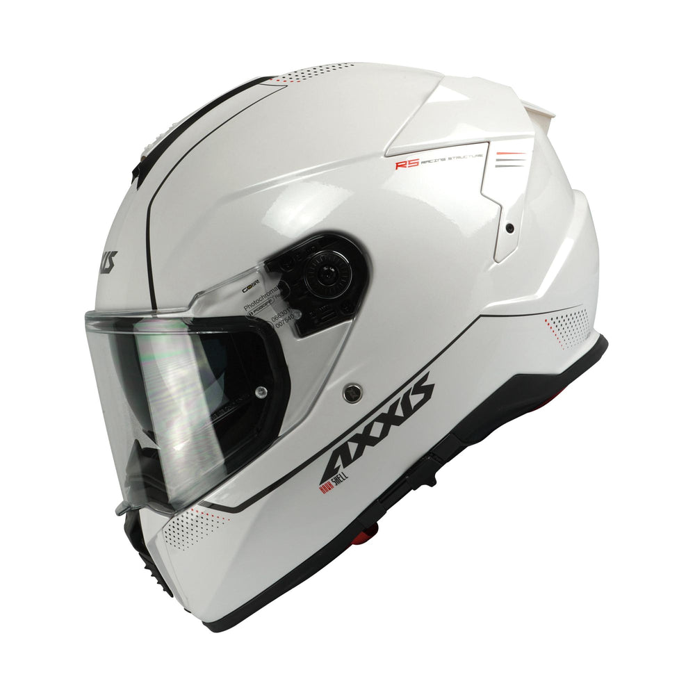 Axxis Hawk Evo SV Solid A0 Pearl Gloss White Helmet