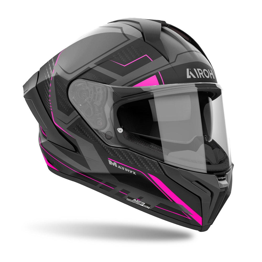 Airoh Matryx Helmet - Rocket Pink Matt