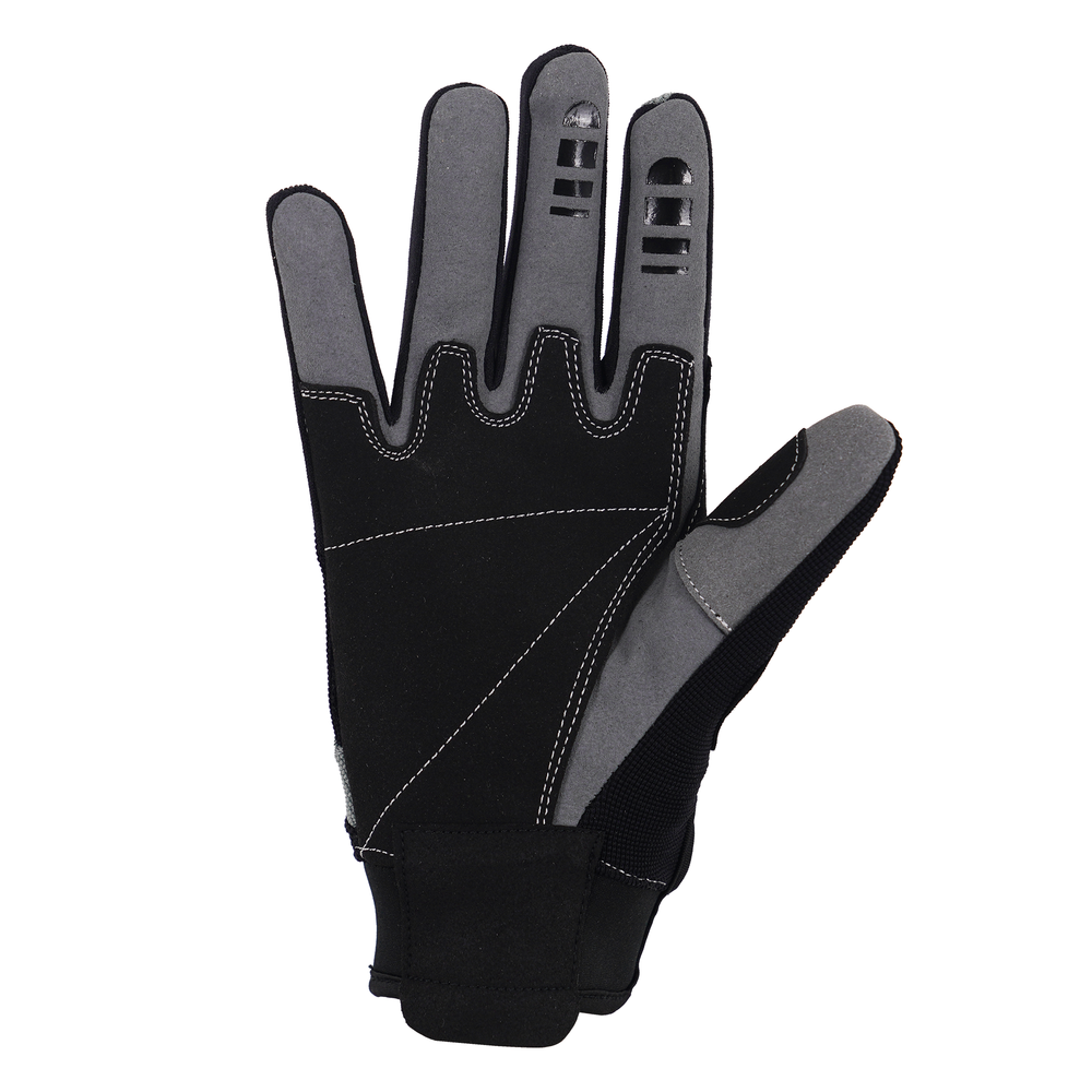 Bike It  Vapor-S Lightweight Motorcycle Gloves Black Grey