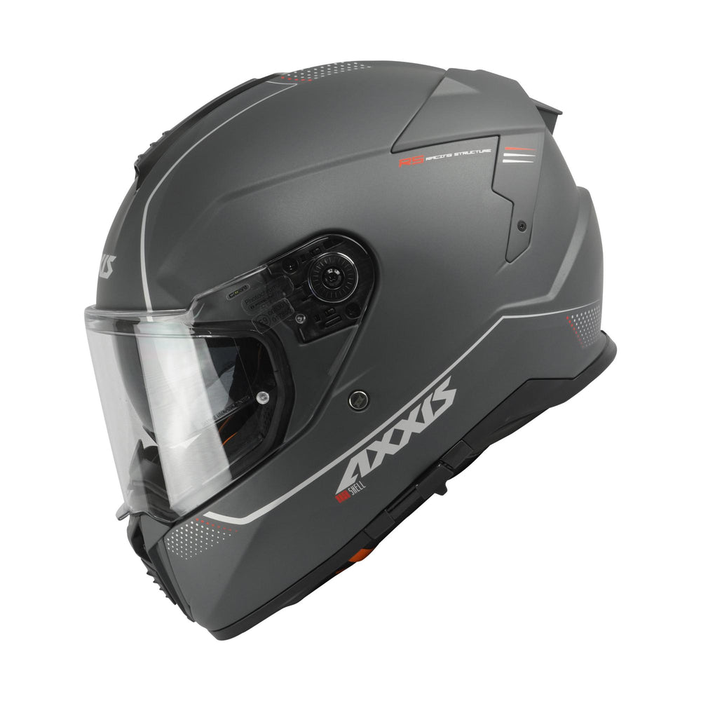 Axxis Hawk Evo SV Solid A2 Matt Titanium Helmet