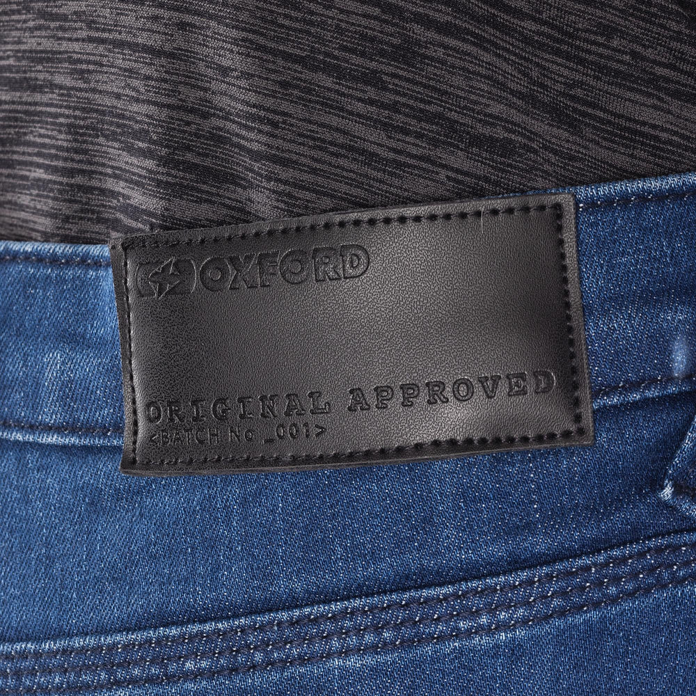 Oxford Original Approved Super Stretch Men's Slim Jean Mid Blue