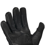 Bike It  AMP Road Leather Motorcycle Gloves Black/Red