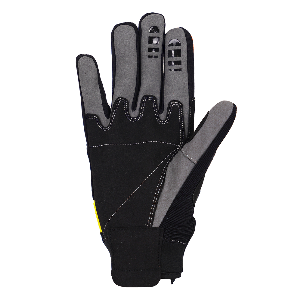 Bike It  Vapor-S Lightweight Motorcycle Gloves Black Yellow