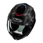 HJC F100 Carbon Stan White Blue Red MC21 Motorcycle Helmet