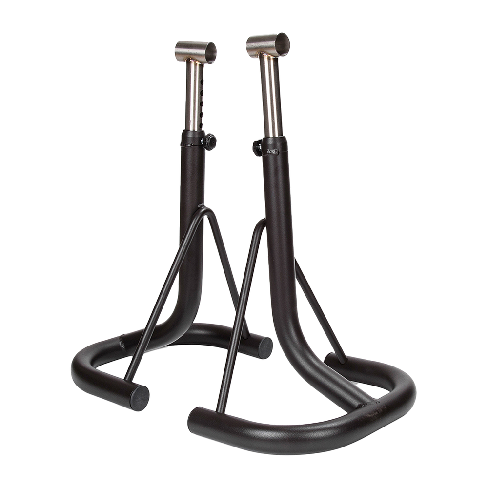 BikeTek Footpeg Support Stands - Black
