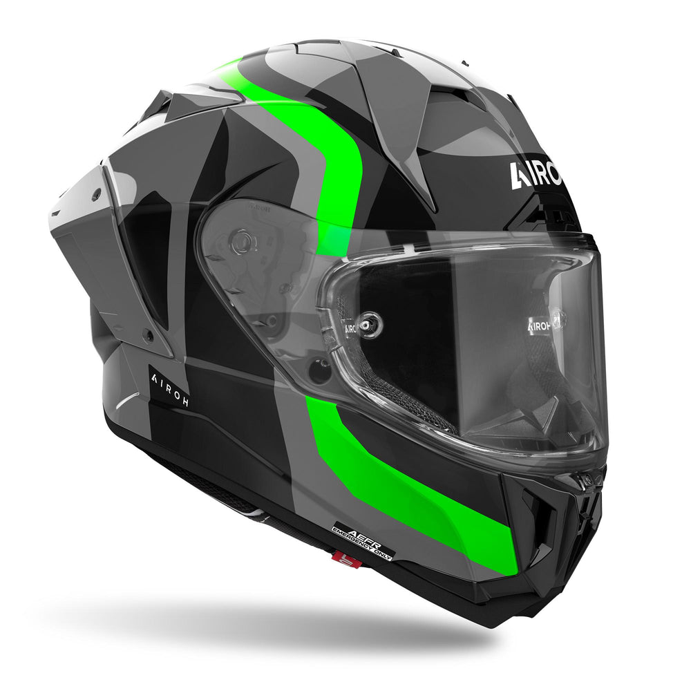 Airoh GP800 Helmet - Competition Green Fluo Gloss