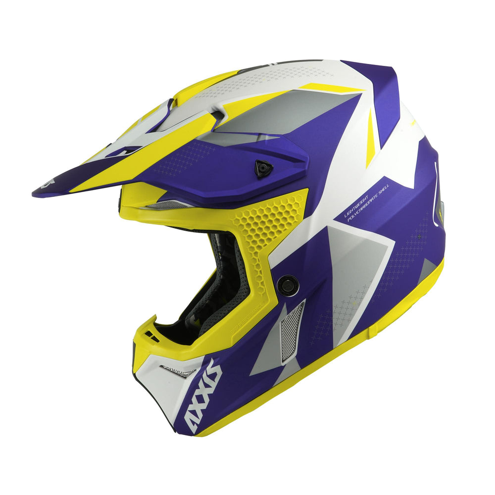 Axxis Wolf Bandit C3 Matt Yellow Helmet