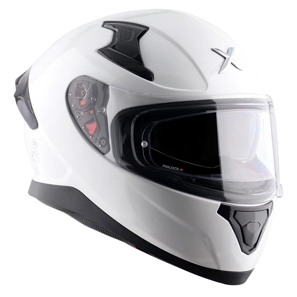 Axor Apex Full Face Helmet - White Gloss