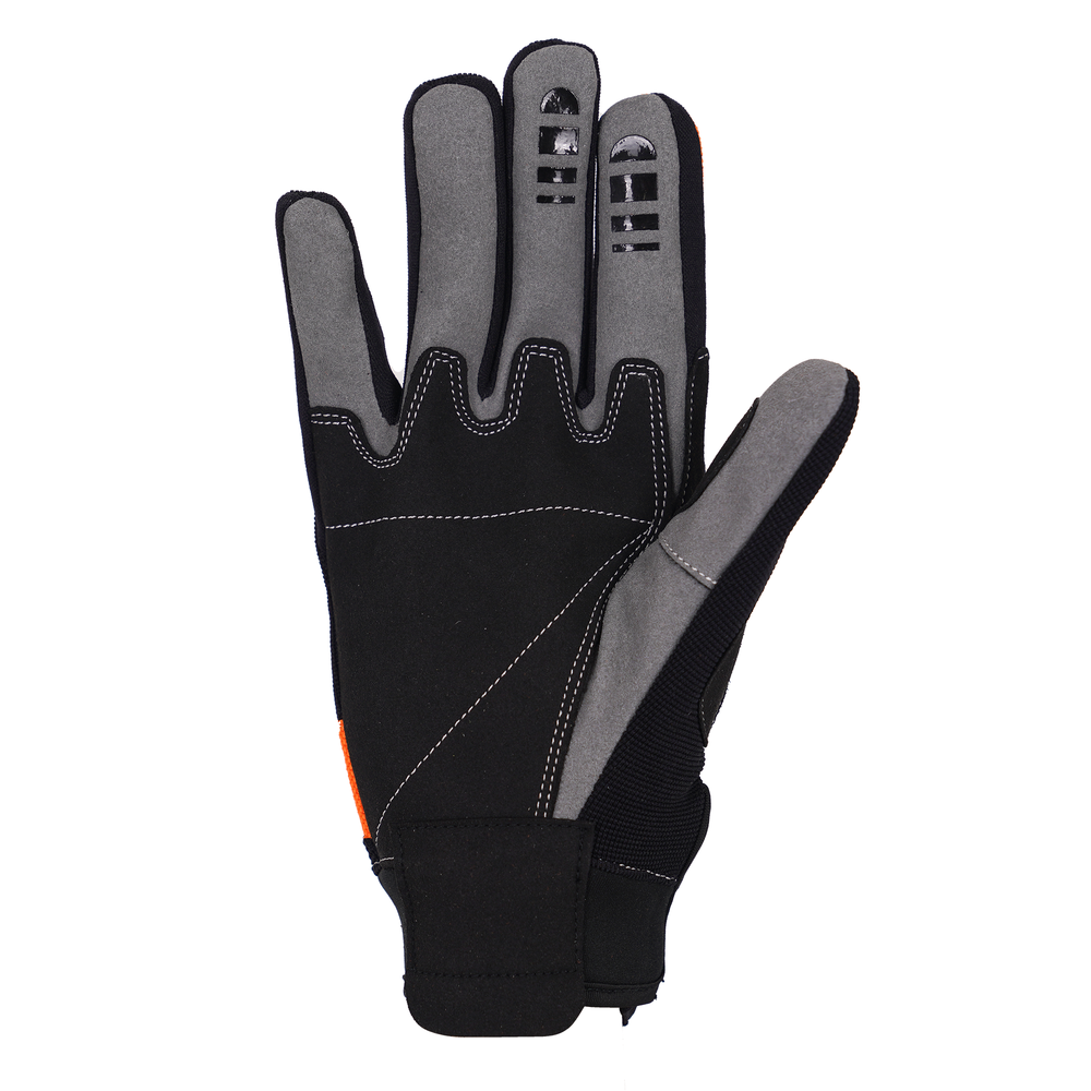 Bike It  Vapor-S Lightweight Motorcycle Gloves Black Orange