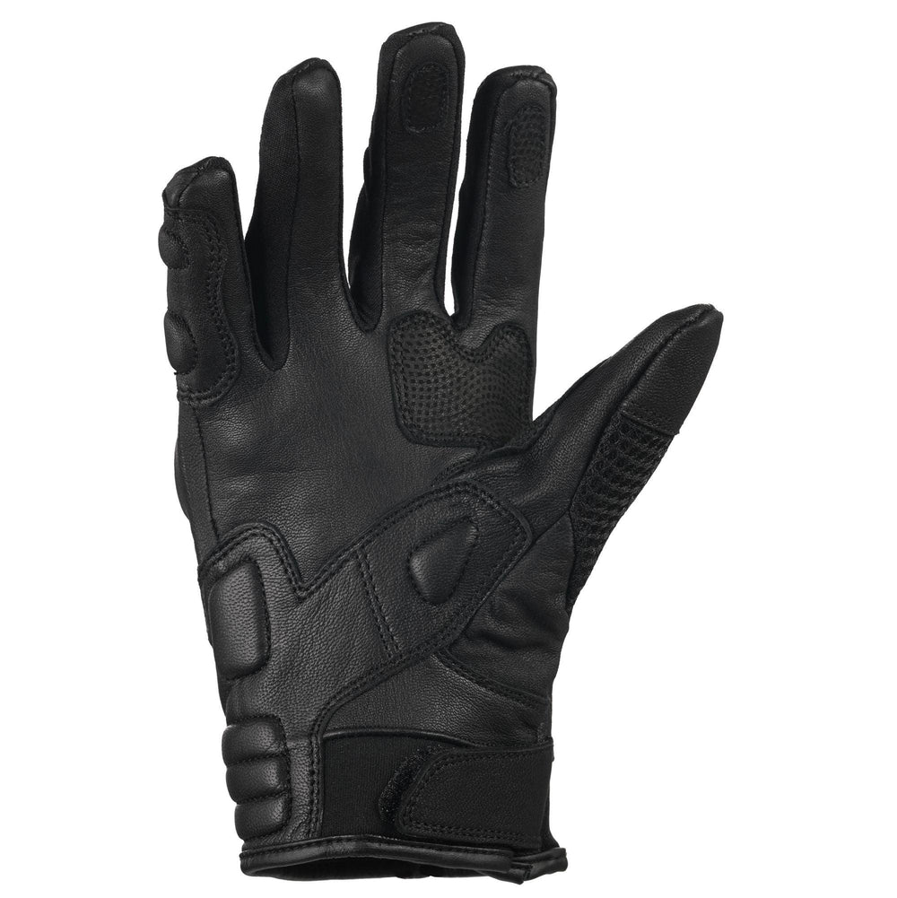 Bike It  UFG Ultimate Streetfighter Leather Motorcycle Gloves Black