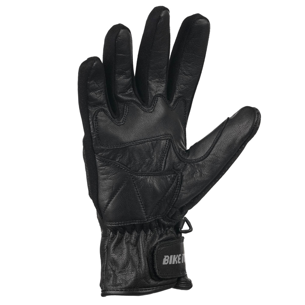 Bike It  Cruiser Gloves Air CGA Black Leather Motorcycle Glove