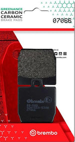 Brembo Prime Carbon Ceramic Brake Pads For MBK EW 50 Stunt 2000-2010 Front