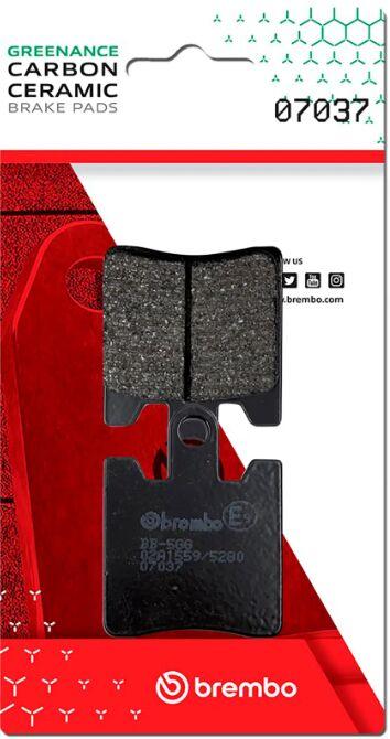 Brembo Carbon Ceramic Prime Line Brake Pads For Suzuki AN 250 1998-2006 Front