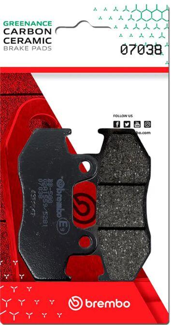 Brembo Prime Carbon Ceramic Brake Pads For Honda CH 125 1998-1999 Front