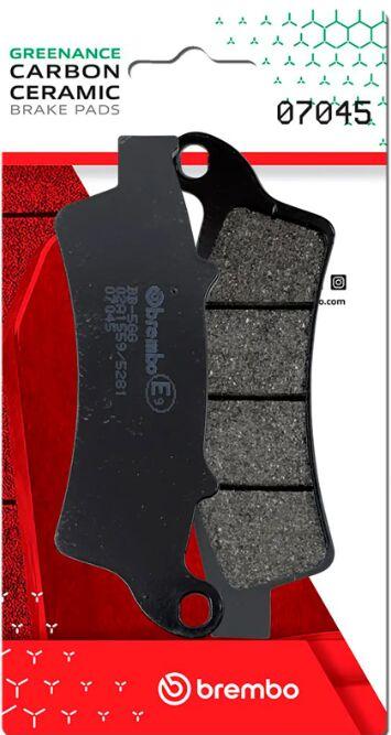 Brembo Prime Carbon Ceramic Brake Pads For Aprilia Atlantic 125 2005-2009 Front