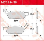 TRW SH Series Sintered Rear Brake Pads For Harley Davidson FLD 1690 2012-2013 Rear