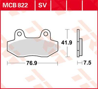 TRW All Round Sintered Metal Brake Pads For Mash Cafe Racer 125 2015-2017 Front