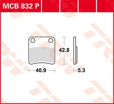 TRW All Round Sintered Metal Brake Pads For BMW C 600 Sport 2012-2015 Parking Brake