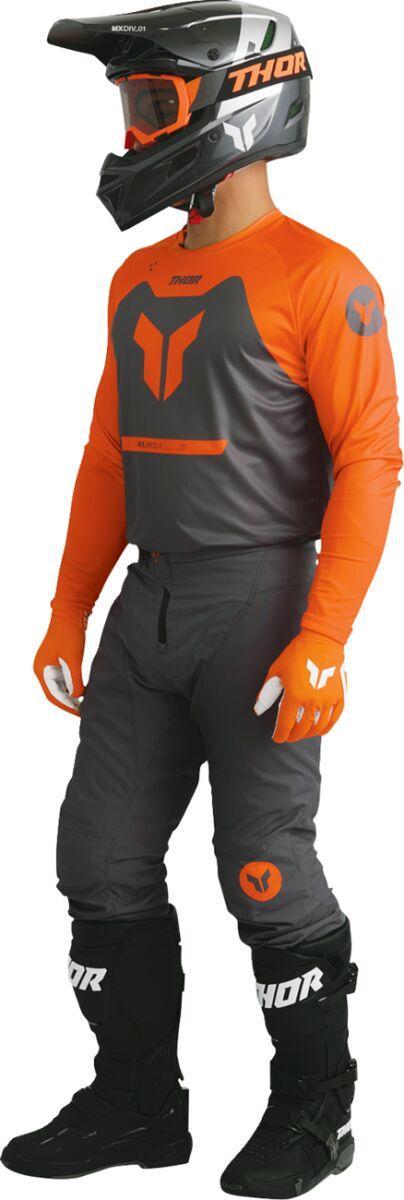 Thor Sportmode Vented Gloves - Orange/White