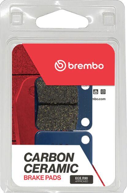 Brembo CC Prime Carbon Ceramic Brake Pads For Daelim Altino 100 1999-2003 Front