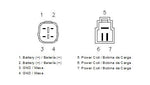 Motoplat Regulator For Suzuki C 50 2005-2012 - Black/Silver