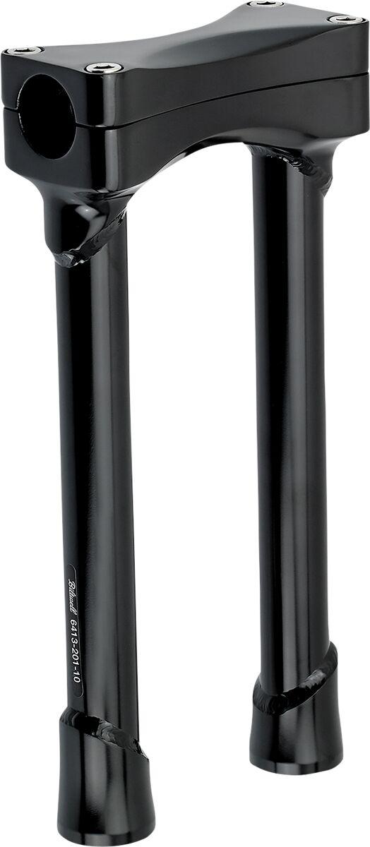 Biltwell Murdock O S Risers 25.5 cm (10") - Black Satin