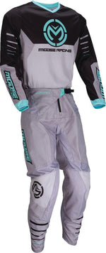 Moose Racing Qualifier Jersey - Black Grey Teal