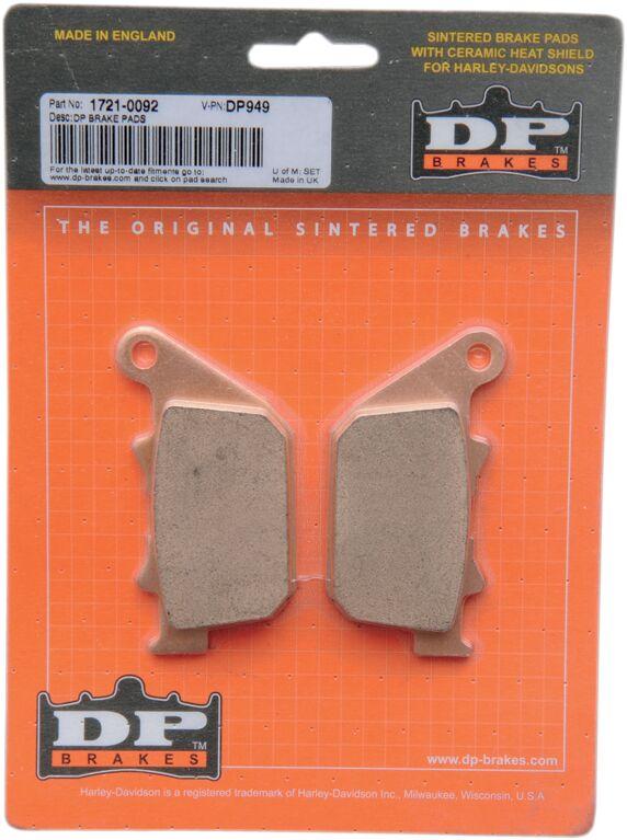 DP Brakes Sintered Metal Brake Pads For Harley Davidson XL1200C 2004-2013 Rear