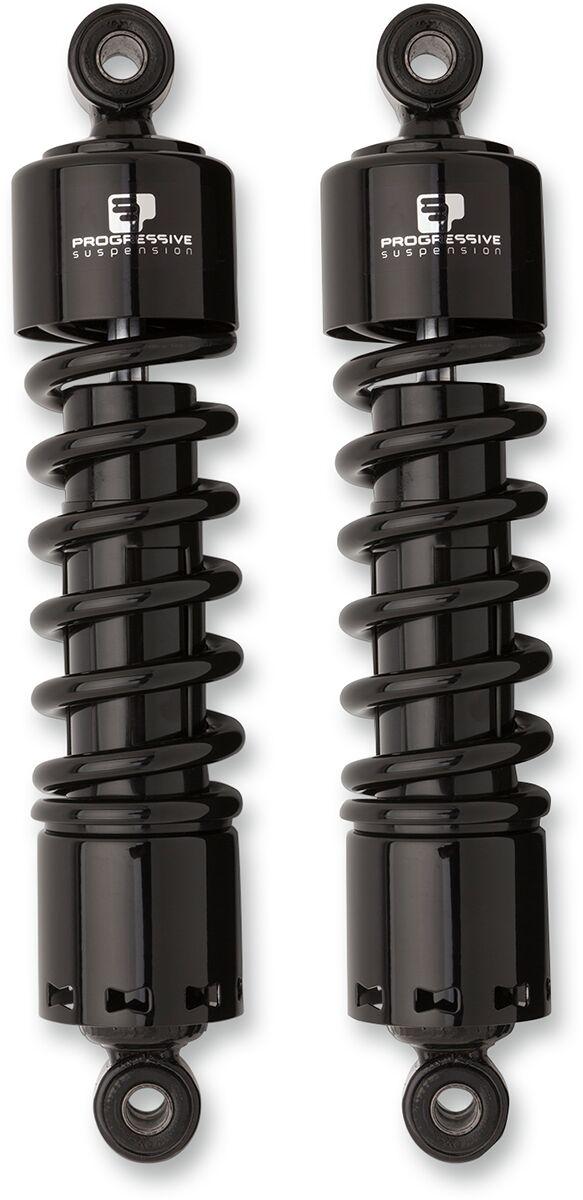 Progressive Suspension 412 Series Cruiser Shocks For Triumph Thruxton 865 Carb 2004-2007 362.00 mm (14.25") - Black
