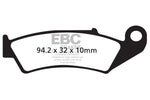 EBC Organic Base "FA" Brake Pads For Honda NR 750 1992 Rear
