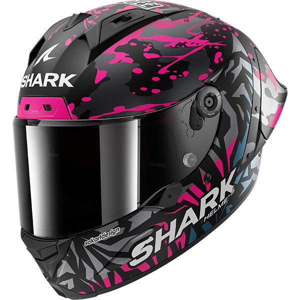 Shark Aeron-GP FIM 2 Full Face Motorcycle Helmet - Redding KVB