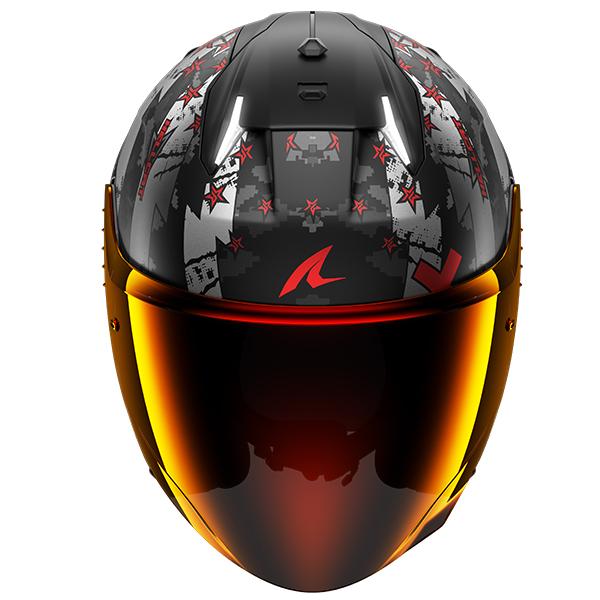 Shark Skwal i3 Full Face Motorcycle Helmet - Jet Hellcat Mat KUR