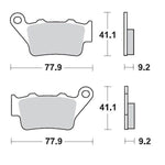 Moto Master Ceramic Brake Pads For Indian 101 Scout 1250 ABS 2024-2026 - Front