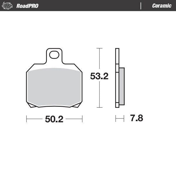 Moto Master Ceramic Brake Pads For Ducati 1098 R 2008-2009 Front