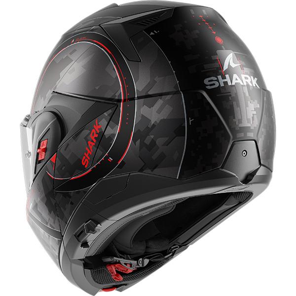 Shark Oxo Flip Up Motorcycle Helmet - Gang Mat KAS