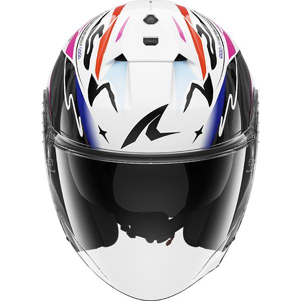 Shark Jet Open Face Motorcycle Helmet - Cup Speed Fancy KWO
