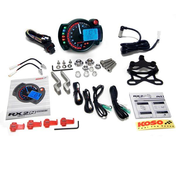Koso Rx2N+ GP-Style Speedometers - Black