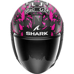 Shark Jet Open Face Motorcycle Helmet - Cup Redding Mat KVB