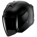 Shark Jet Open Face Motorcycle Helmet - Dark Shadow Mat A08